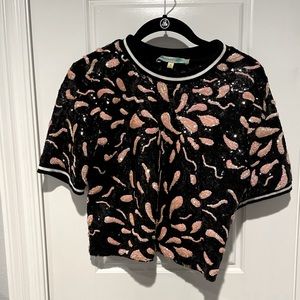 Endless Rose Sequin Crop Top